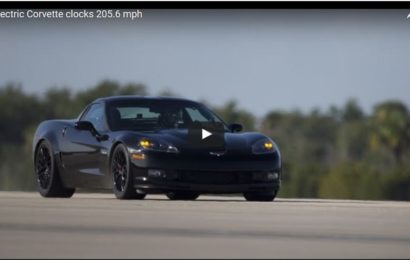 Watch Additional Footage From The GXE Corvette All-Electric Land Speed Record: Video