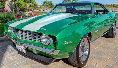 Featured Car of the Week:  1969 Chevrolet Camaro Z28 Coupe Rally Green