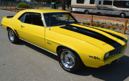 Featured Car of the Week:  1969 Chevrolet Camaro Z28 Coupe Daytona Yellow