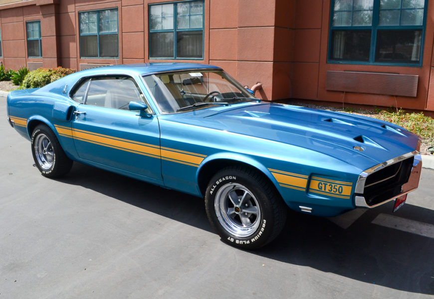 1969 Shelby GT350 Fastback Coupe Gulfstream Aqua Metallic