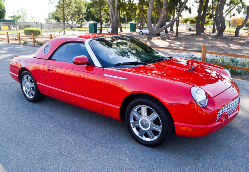 2005 Ford Thunderbird 50th Anniversary Convertible Torch Red