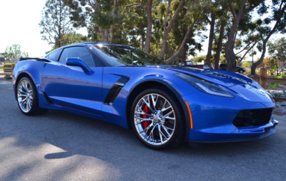 Featured Car of the Week:  2016 Chevrolet Corvette ZO6 Coupe Laguna Blue