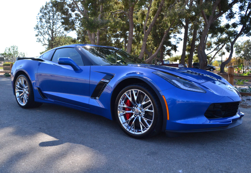 Featured Car of the Week:  2016 Chevrolet Corvette ZO6 Coupe Laguna Blue