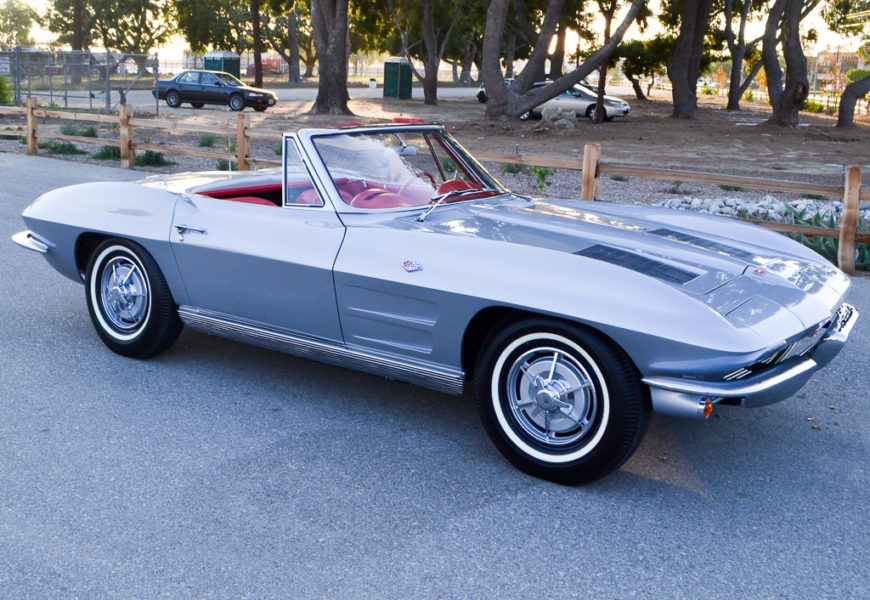 Featured Corvette of the Week:  1963 Chevrolet Corvette Convertible Sebring Silver