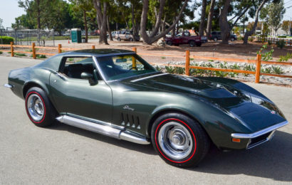 Featured Corvette of the Week:  1969 Chevrolet Corvette L71 427 435hp Coupe Fathom Green