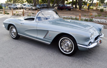 1962 Chevrolet Corvette Fuel Injected Convertible Sateen Silver