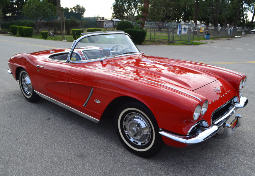 1962 Chevrolet Corvette Convertible Roman Red