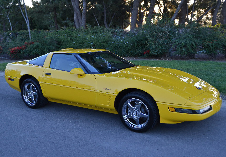 Featured Corvette:  1995 Chevrolet Corvette ZR-1 Coupe Competition Yellow