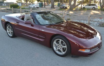 Featured Corvette of the Week:  2003 Chevrolet Corvette 50th Anniversary Convertible Anniversary Red