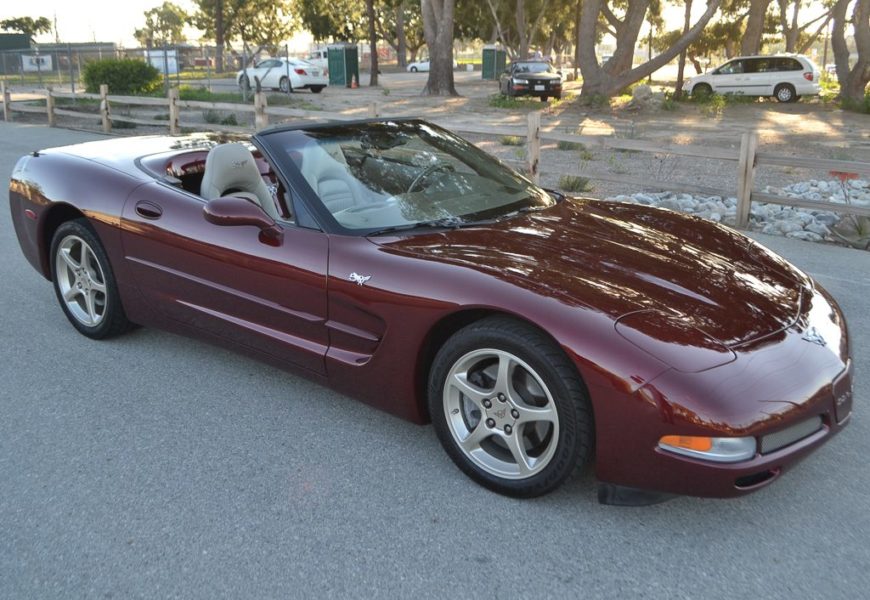 Featured Corvette of the Week:  2003 Chevrolet Corvette 50th Anniversary Convertible Anniversary Red