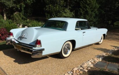 Featured Car of the Week:  1956 Lincoln Continental Mark II Coupe Light Blue