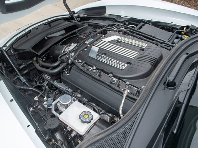 2016 white z06 3lz z07 coupe motor 1