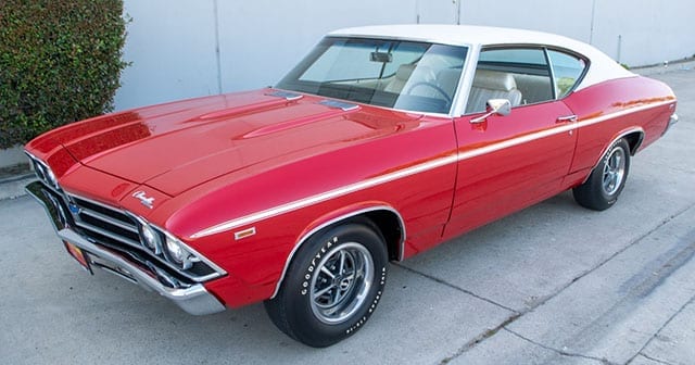 1969 red chevelle coupe bat 1
